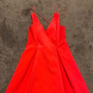 Red TOPSHOP dress